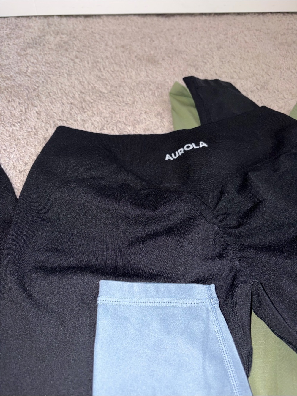 Legging Bundle Active Leggings - Black, Olive, Slate - Picture 2 of 15